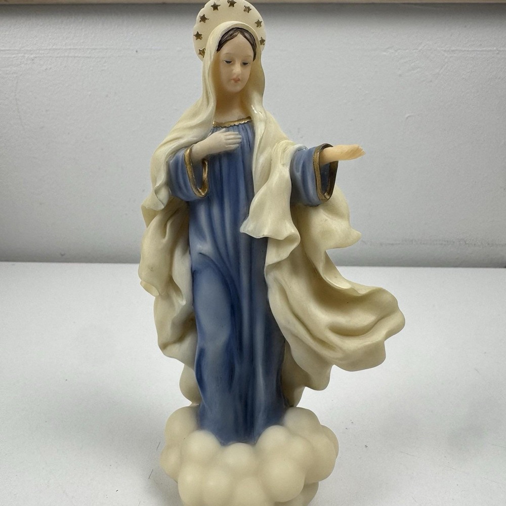 Our Lady of Medjugorje statue 1994 Bradford Exchange Roman Catholic decor - Picture 5 of 11